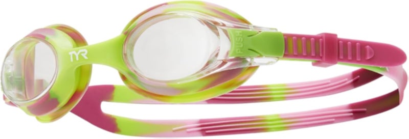 TYR Unisex Kids Swimple Tie Dye Youth Swim Goggles Swimming Goggles (pack of 1)