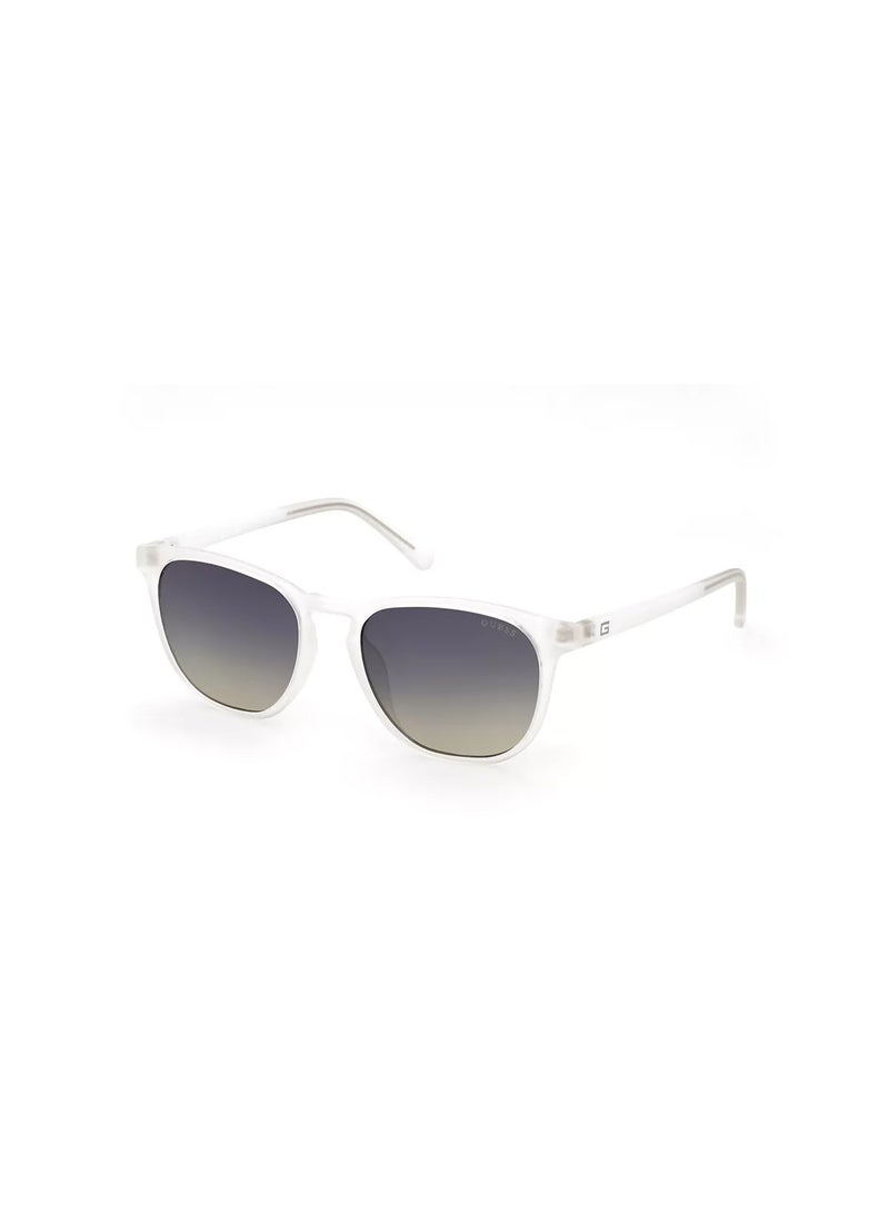 GUESS UNISEX SUNGLASS GU00061 26P MATT TRANSPARENT SIZE 53 - Image 1
