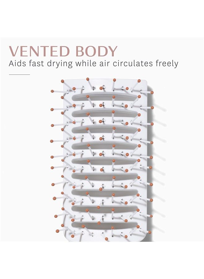 T3 Dry Vent Hair Brush | Vented Detangling Brush for Fast Blow Drying | Heat Resistant Bristles - Image 3