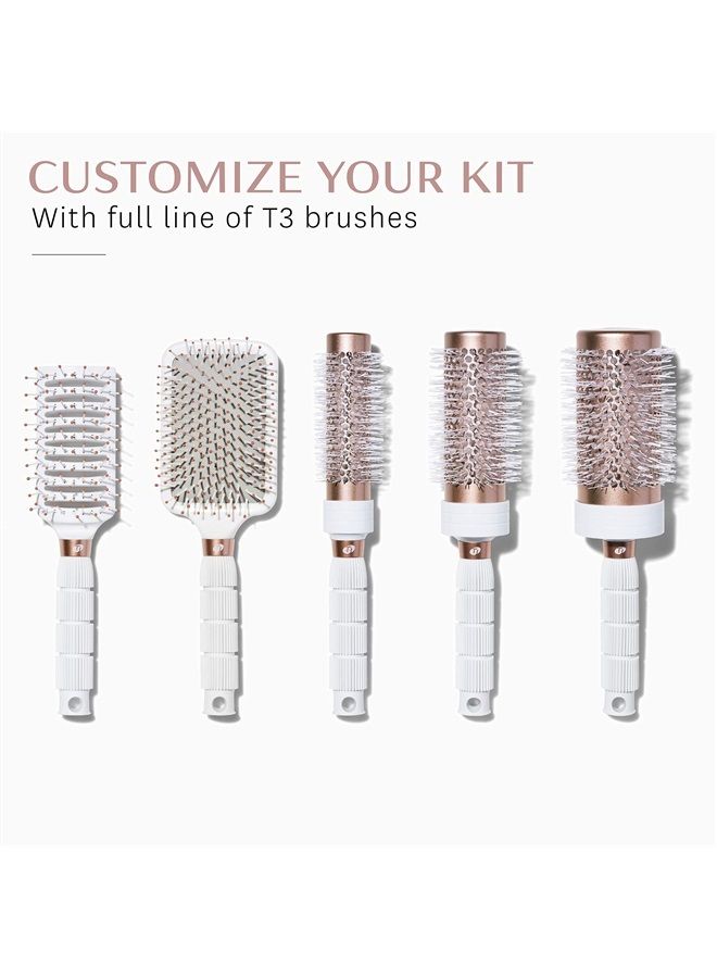 T3 Dry Vent Hair Brush | Vented Detangling Brush for Fast Blow Drying | Heat Resistant Bristles - Image 5