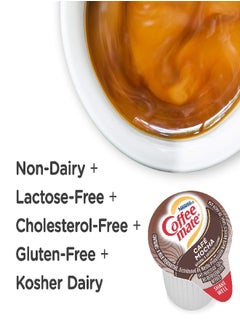 Nestle Coffee mate Nestle Coffee mate Coffee Creamer, Cafe Mocha, Liquid Creamer Singles, Non Dairy, No Refrigeration, Box of 50 Singles (Pack of 4)  - Image 1