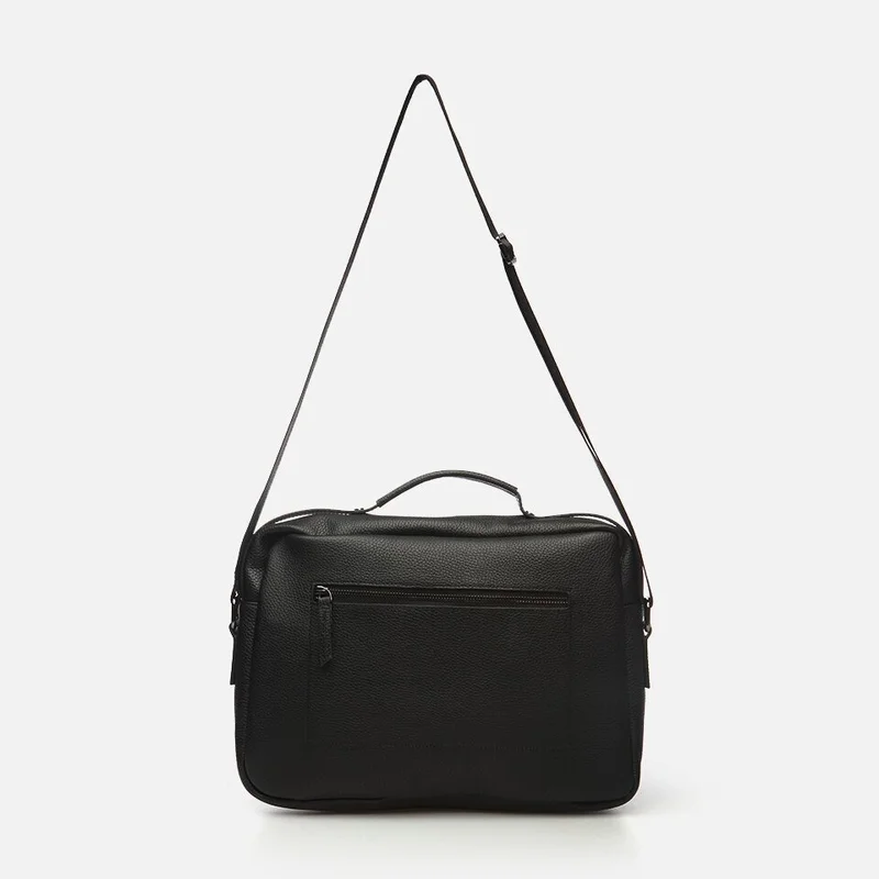 Hotiç 04CAH279980A100 GENUINE Leather Black Men's Bag