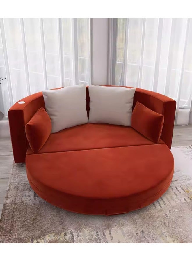 أريكة سرير قابلة للطي من المخمل - Image 1