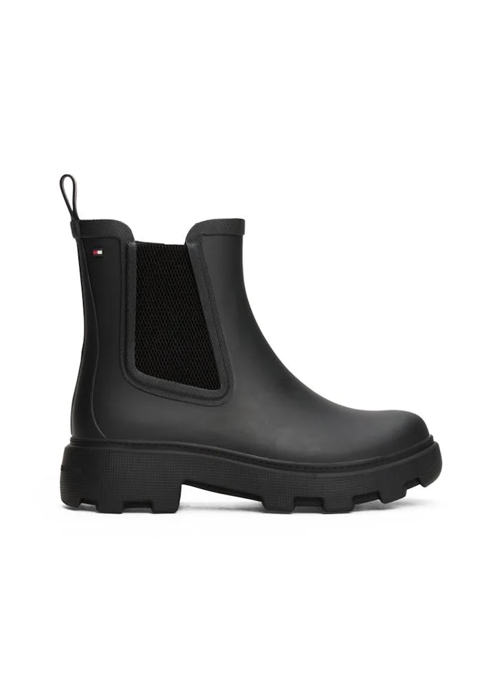تومي هيلفيغر Rubber Flag Cleated Rain boots