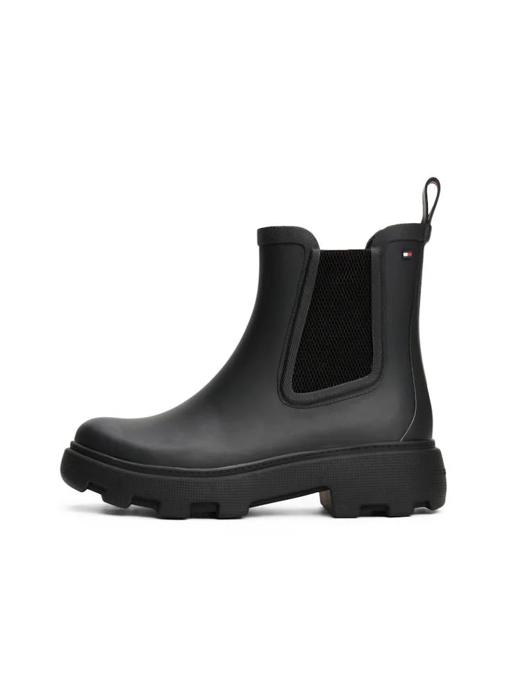 تومي هيلفيغر Rubber Flag Cleated Rain boots