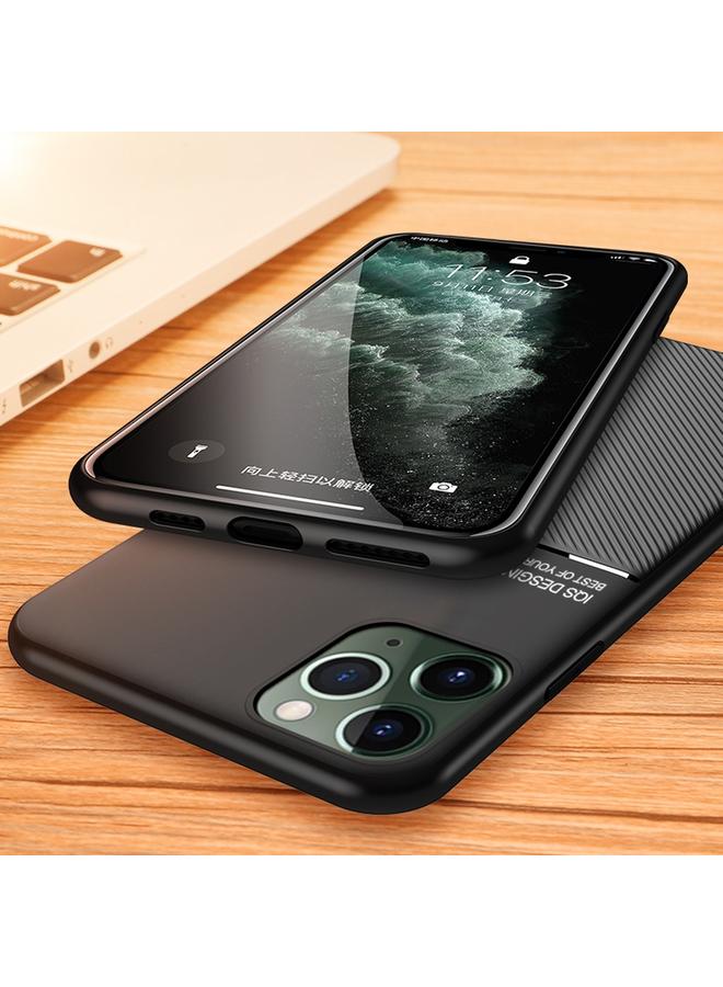 اس-توب جراب لهاتف iPhone 11 Pro كلاسيكي مائل من مادة البولي يوريثين الحراري مع شريط مغناطيسي مقاوم للصدمات - Image 4