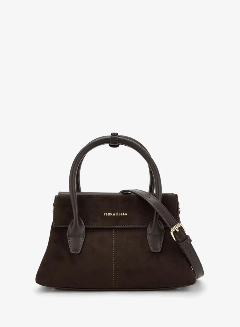 Textured Crossbody Bag With Detachable Strap