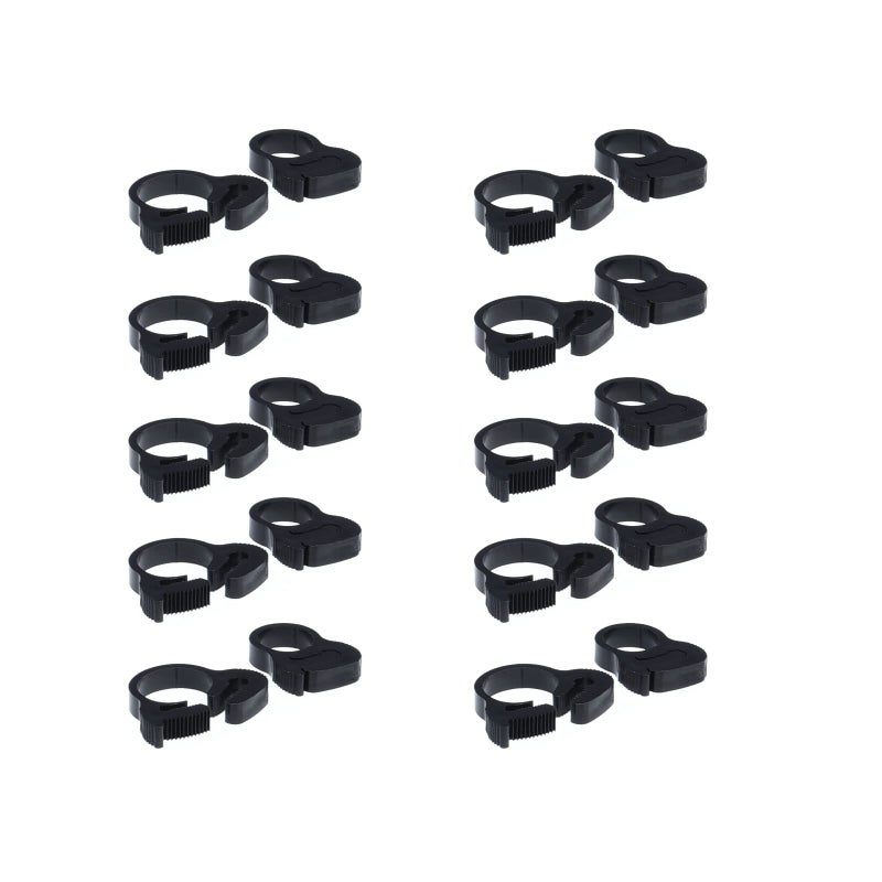 Double Gripping Nylon Hose Clamps Snap Grip Nylon Plastic Hose Clamps 152170mm 58inch 20pack