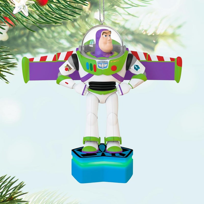 Hallmark Keepsake Christmas Ornament 2025, Disney/Pixar Toy Story Collection Buzz Lightyear with Light and Sound, Gifts for Disney Fans - Image 3