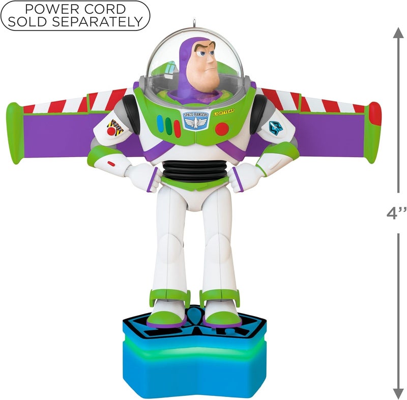 Hallmark Keepsake Christmas Ornament 2025, Disney/Pixar Toy Story Collection Buzz Lightyear with Light and Sound, Gifts for Disney Fans - Image 4