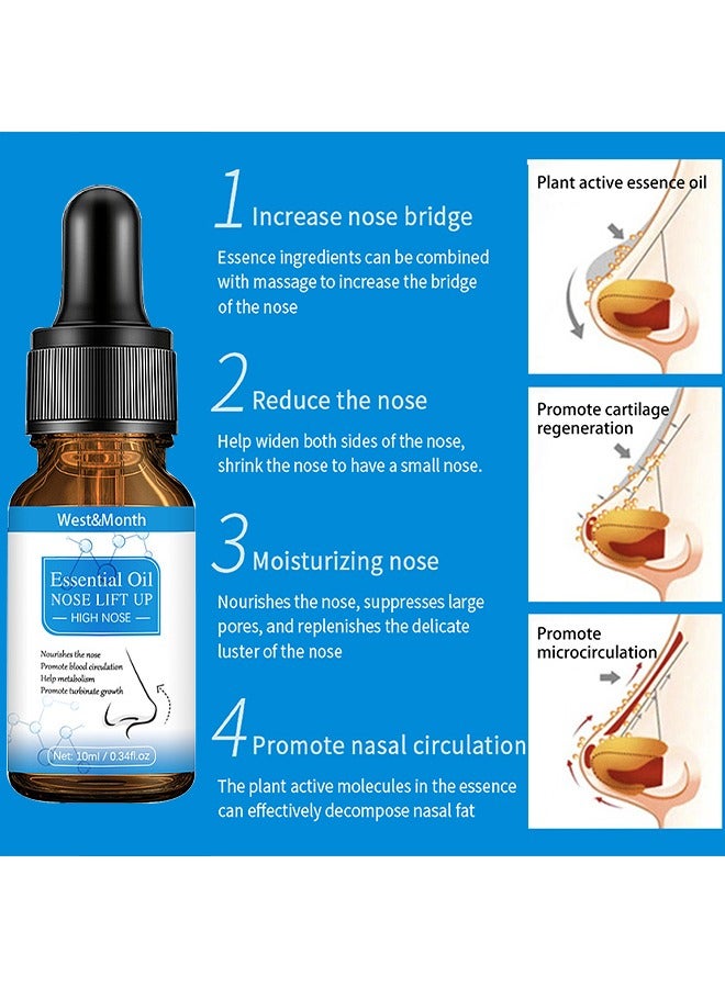 West&Month Essential Oil Nose Lift Up For Massage Nose, Make Nose Straighter And Beautiful - Image 4