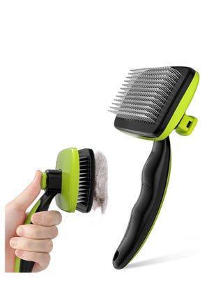Cat Brush Bog Brush, Cat Hair Brush for Grooming, Self Cleaning Slicker Dog Brush, Rounded Pins Cat Brush for Short Haired Cats, Small Dog Grooming Brush Safe and Smooth - pzsku/Z96F73327903CEB6F6BB4Z/45/1742817903/40a99040-8a94-4d06-bd9a-270532aefa0a