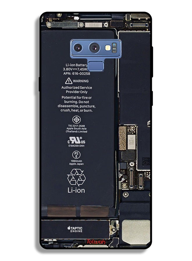 Tolwak Samsung Galaxy Note 9 Protective Case Cover Phone Circuit Pattern - Image 2