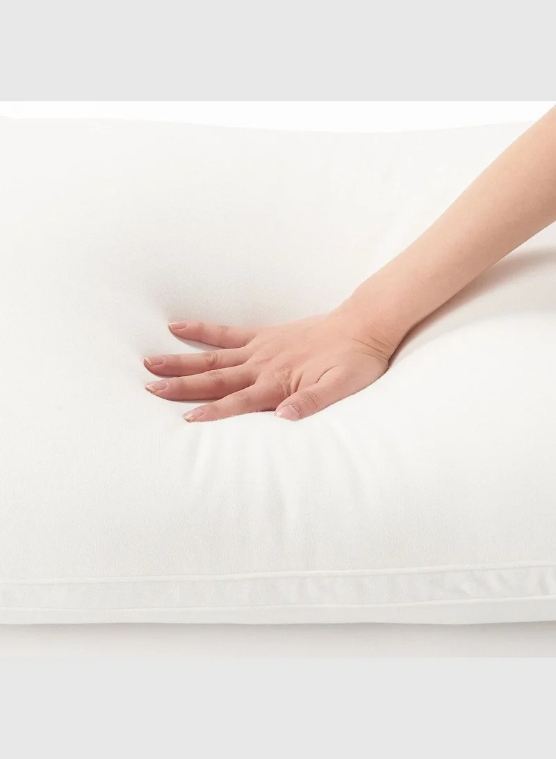 MUJI Head Supports Pillow, Low, W 47 x D 67 cm, Off White