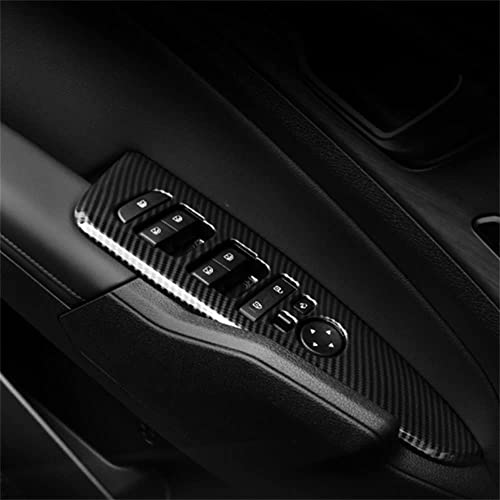 Kadore for 2023-2025 Kia Sportage Hybrid Carbon Fiber Style Interior Side Windows Lift Door Panel Frame Cover Trim LHD 6-pc - Image 3