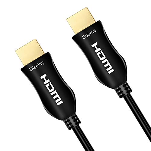 iBirdie 4K Fiber Optic HDMI Cable 50 Feet 16 Metre Work on Full 4K 60Hz HDR ARC HDCP 22 1440p 144Hz 18Gbps Active Unidirectional Cord Compatible for AppleTV Ps4 Xbox - Image 3