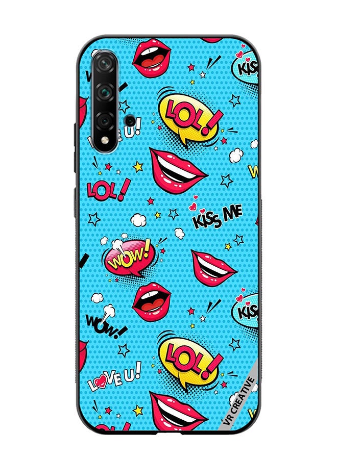 VR CREATIVE Protective Case Cover For Huawei Nova 5T Pop Art Design Multicolour - Image 1
