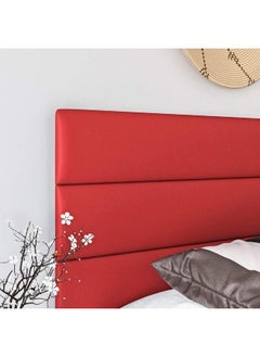 R2R FURNITURE Ferrera Padded King Size Bed - Red  - Image 2