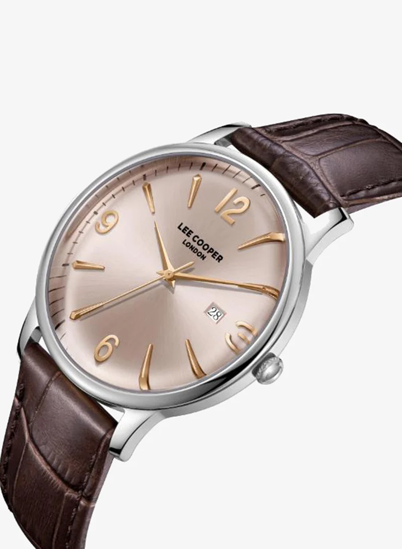 Lee Cooper Men's Leather 3H Watch LC08379.362 - 40 mm