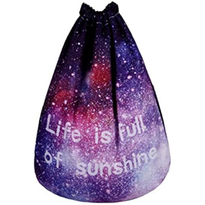 rayihni Starry Sky Printing Backpacks for Teenage Girls Preppy Style Children School Bag Kids Drawstring Bags 44cm*36cm - Image 1