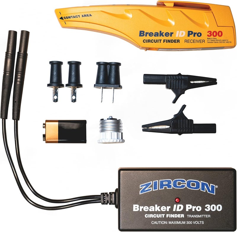 Zircon Zircon Breaker ID Pro 300  Complete Circuit Breaker Finding Kit For Residential Commercial  Industrial UseCompatible with Outlets up to 300V  70721  - Image 1