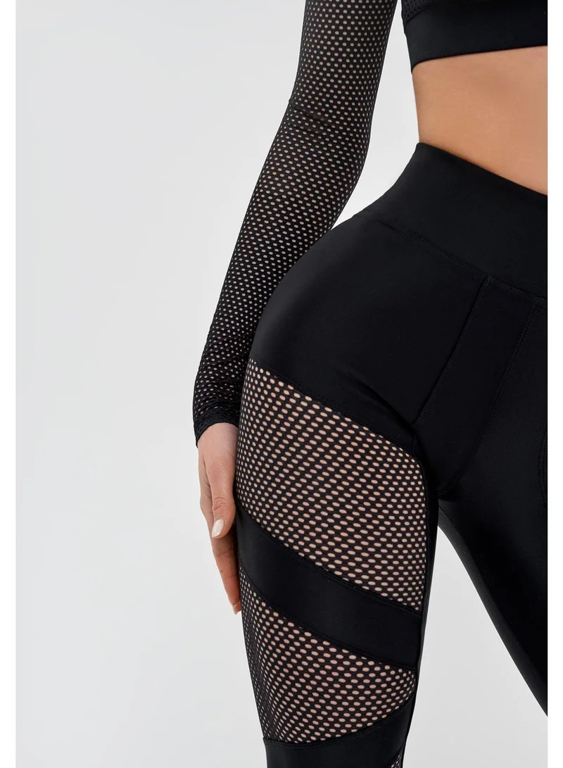 Bona Fide BFL-075-0MafiaTotBlck Mafia Total High Waist Gym Leggings for Women for Women | Best Price UAE