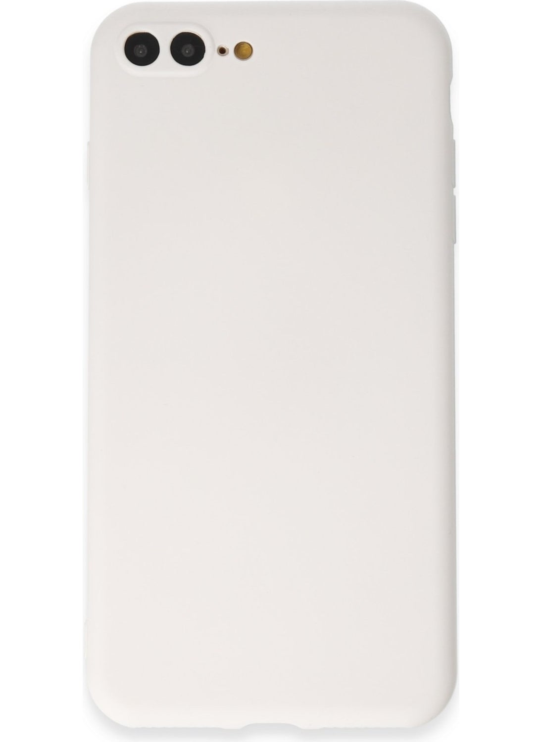 HappyCase - iPhone 7 Plus Case Soft Silicone Case - White - Image 1