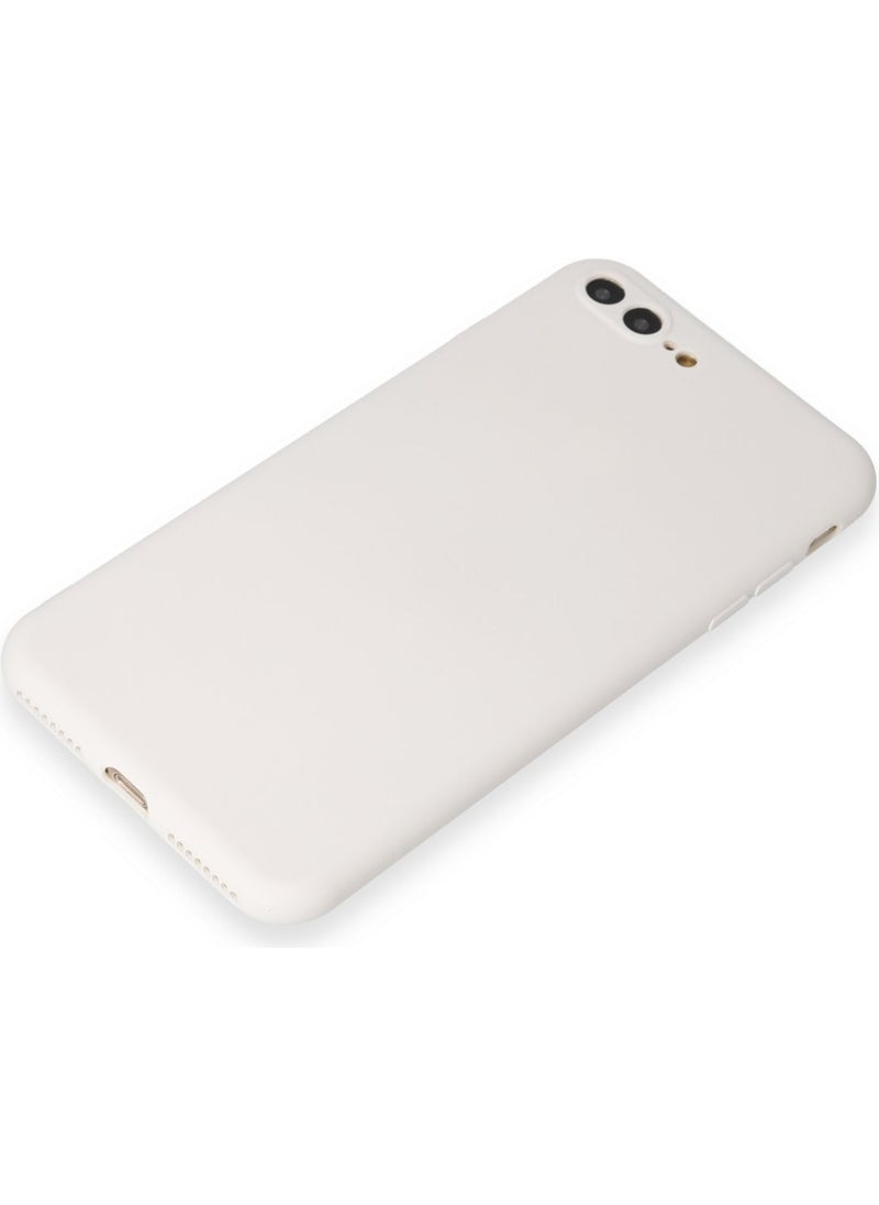 HappyCase - iPhone 7 Plus Case Soft Silicone Case - White - Image 1