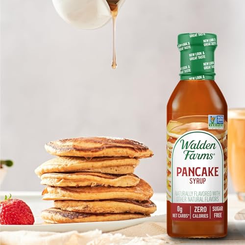 Walden Farms Pancake Syrup – Perfect for Pancakes, Waffles, Desserts – Zero Calorie, Sugar-Free, Low Carb, Keto-Friendly, Gluten-Free, Vegan – 12 oz Bottle - Image 4