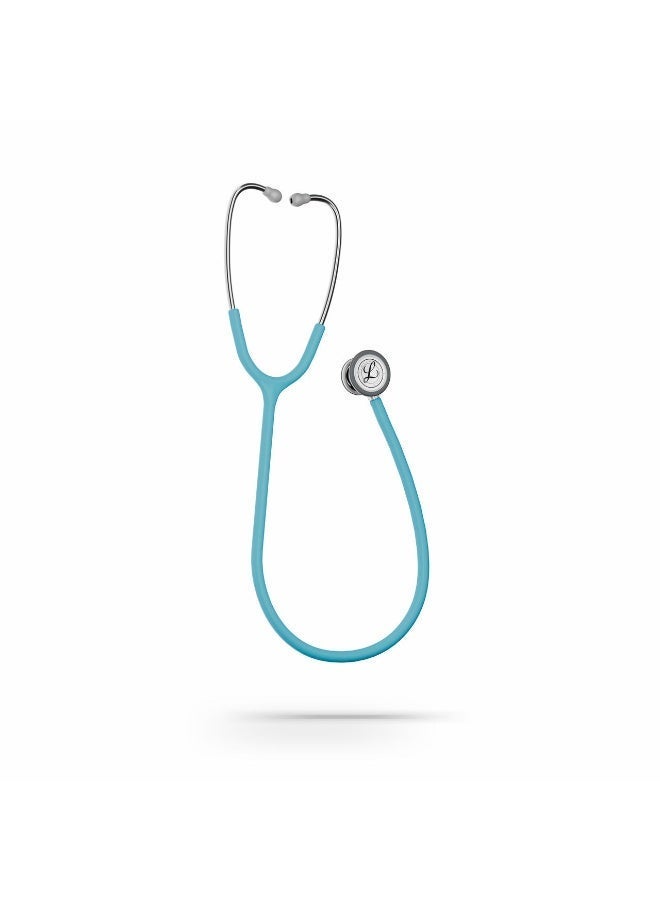 3M Littmann Classic III Stethoscope, Model 5912C – Marine Blue Satin Tube, Stainless Steel Chestpiece, Dual-Sided Tunable Diaphragm, 27 Inch, 5-Year Warranty – Case of 3 (Bulk Pack for Clinics & Nursing Schools) - Image 4