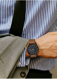 TOMI Elegant Watch Set For Men Wrist Watch And Cufflinks And Tie Clip  - Image 4