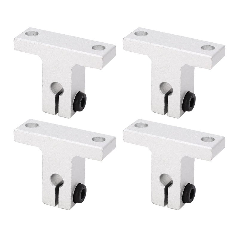 4Pcs Aluminum Alloy Linear Rail Clamping Support Rod Guide 20mm Width 400mm Length - Image 5