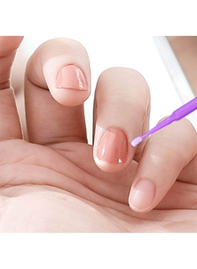 g2plus 500 قطعة فرش ميكرو قابلة للاستخدام لمرة واحدة للمكياج والعناية الشخصية، فرشاة ميكرو تجميل، مسحات ميكرو لتمديد الرموش، الأظافر، كحل العين (قطر الرأس: 1.5 مم) - 5 × 100 قطعة - Image 4