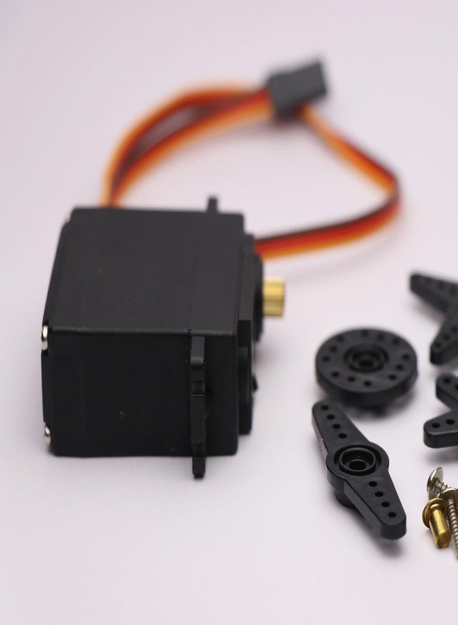 MECCANIXITY 2 Pcs Aluminum Servo Horn Long 25T Steering Arm 46mm Length Bright Gray Suitable for DIY RC Car/Boat/AirplanesBoat Model Accessories with M2.5 Screws - Image 5