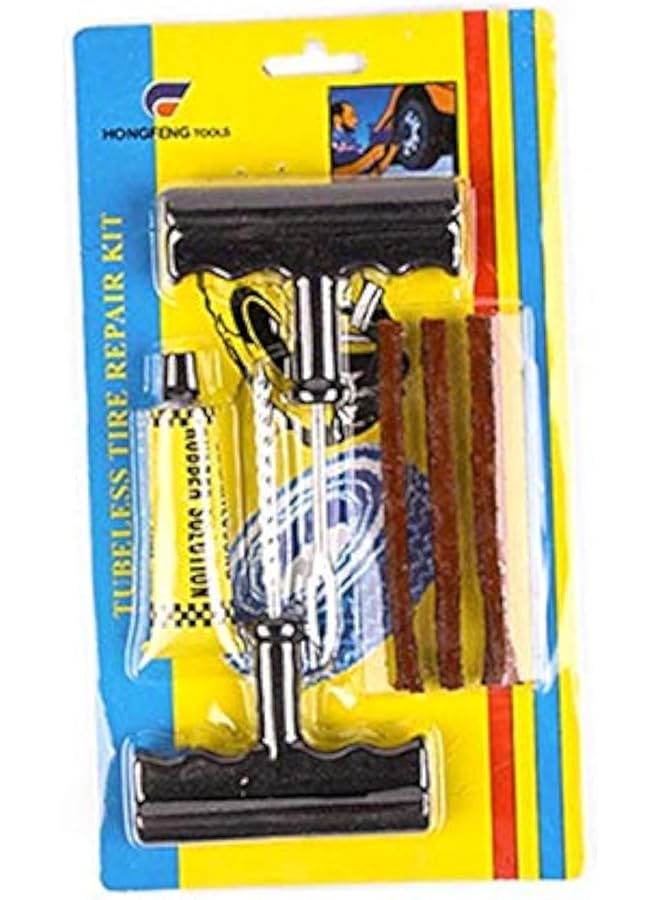 sulfar Car Auto Tubeless Tire Puncture Plug Repair Tool Kit Car Tire Repairing Set