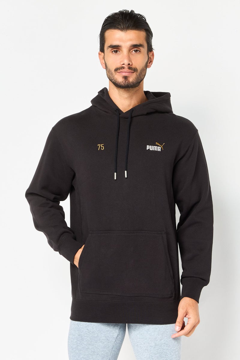 PUMA Men Sportswear Fit Long Sleeve Outdoor Hoodie, Black - Image 1