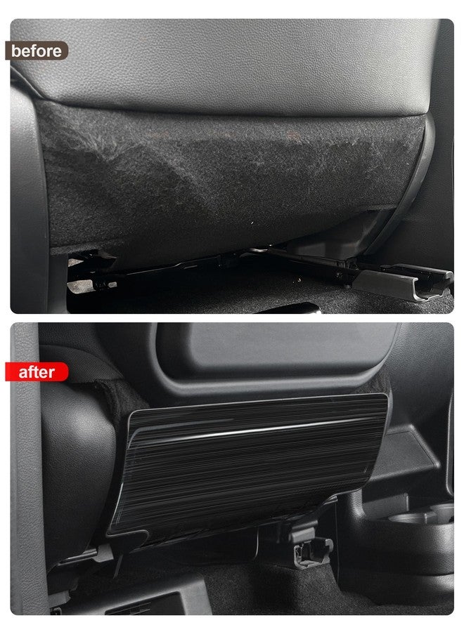 JYCDC Seat Back Protector Compatible with Toyota Sienna 2026 2025 2024 2023 2022 Accessories Back of Seat Protector,Stainless Steel Kick Mats Back Seat Protector 2Pcs (Black) - Image 3