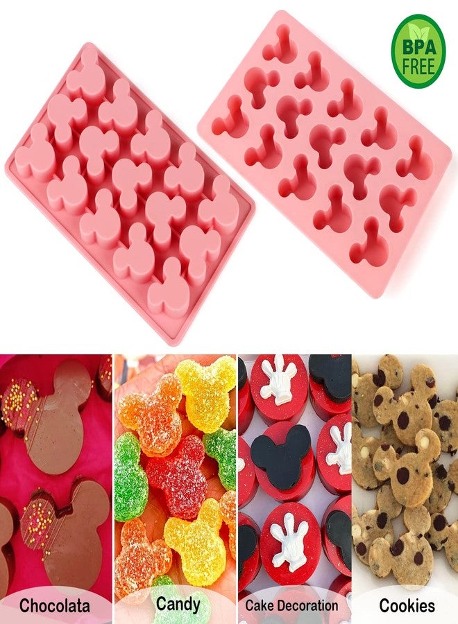 Sidosir 3Pcs Gummy Mouse Candy Molds, Non-stick Silicone Candy Molds for Making Crayons, Chocolate,Cake Pops, Ice tube,wax melts - Image 4