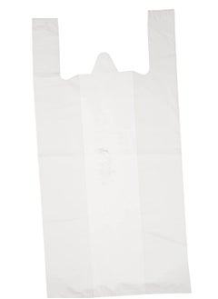 INFLUX {Pack of 1KG Bags} Garbage Bag, Plastic Disposable Grocery Bags (White,50cm X 60cm,1kg), Biodegradable Plastic Bag Medium Trash Bags Dustbin Bags, Waste Bag Office Bag Strong And Durable Bin Bag  - Image 2