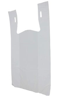 INFLUX {Pack of 1KG Bags} Garbage Bag, Plastic Disposable Grocery Bags (White,50cm X 60cm,1kg), Biodegradable Plastic Bag Medium Trash Bags Dustbin Bags, Waste Bag Office Bag Strong And Durable Bin Bag  - Image 3