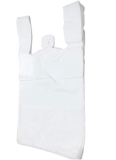 INFLUX {Pack of 1KG Bags} Garbage Bag, Plastic Disposable Grocery Bags (White,50cm X 60cm,1kg), Biodegradable Plastic Bag Medium Trash Bags Dustbin Bags, Waste Bag Office Bag Strong And Durable Bin Bag  - Image 4