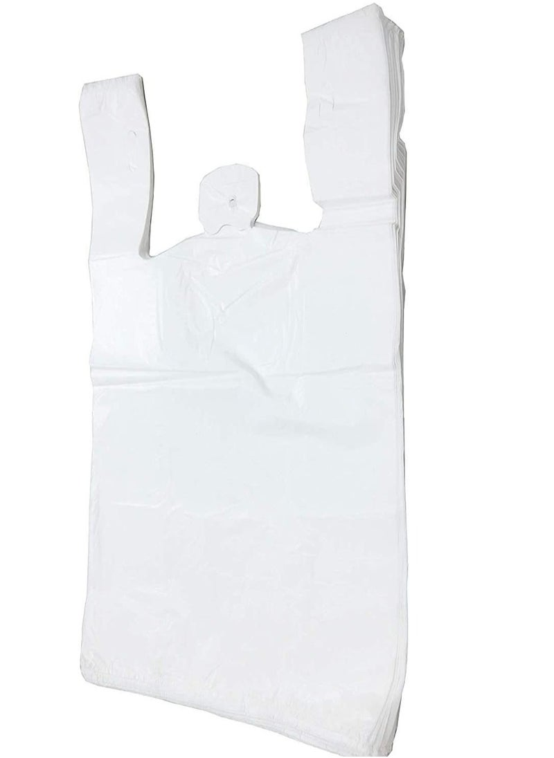 INFLUX {Pack of 1KG Bags} Garbage Bag, Plastic Disposable Grocery Bags (White,50cm X 60cm,1kg), Biodegradable Plastic Bag Medium Trash Bags Dustbin Bags, Waste Bag Office Bag Strong And Durable Bin Bag  - Image 4