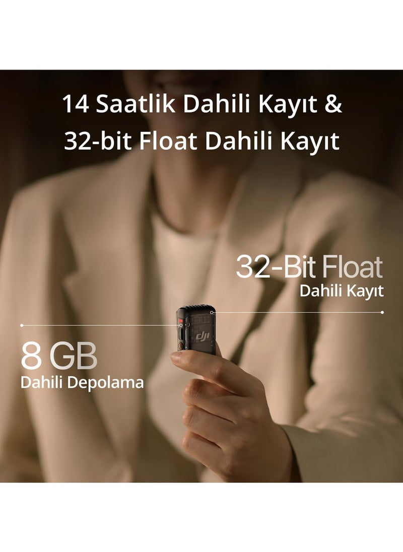 dji - Mic 2 (2 TX + 1 RX + Charging Case), All-In-One Wireless Microphone, Intelligent Noise Cancelling, 32-Bit Float Internal Recording, 250M (820 Ft.) Range, Microphone For iPhone, Android, Camera - Image 1