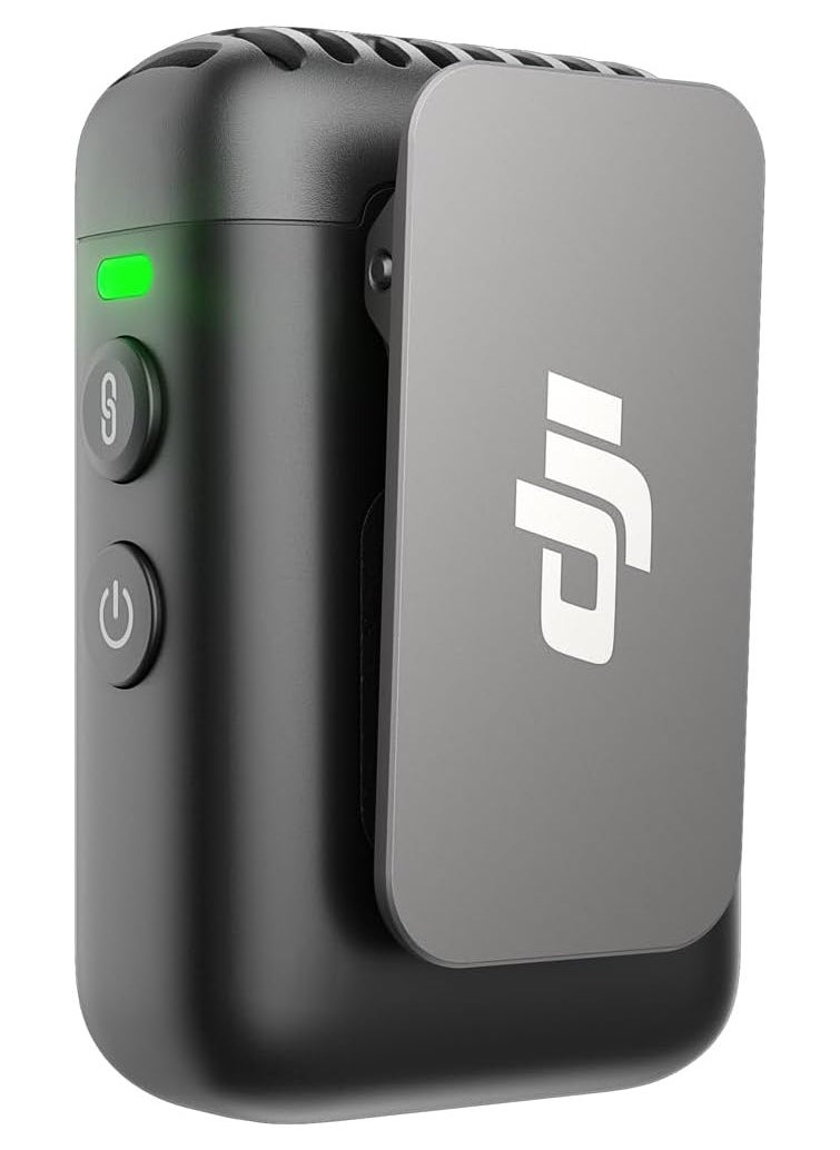 dji - Mic 2 (2 TX + 1 RX + Charging Case), All-In-One Wireless Microphone, Intelligent Noise Cancelling, 32-Bit Float Internal Recording, 250M (820 Ft.) Range, Microphone For iPhone, Android, Camera - Image 1