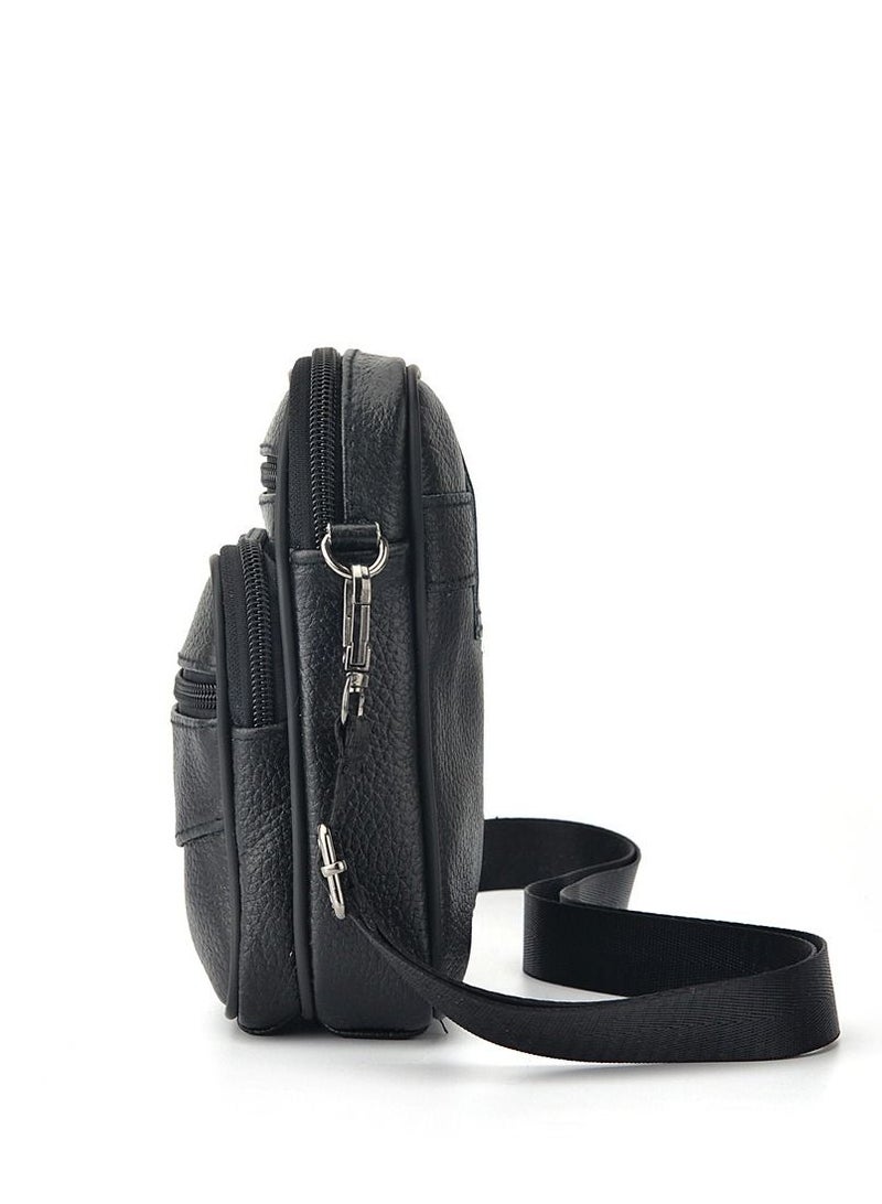 Deabolar Men's Waist Bag Multi-function Shoulder Messenger Bag Can Wear Belt Mobile Phone Bag  - Image 4