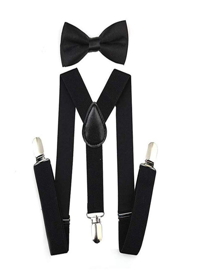 CLOTHERA طقم حمالات وسنّارة سوداء مع قبعة بيج للأطفال من 1 إلى 3 سنوات - Image 2