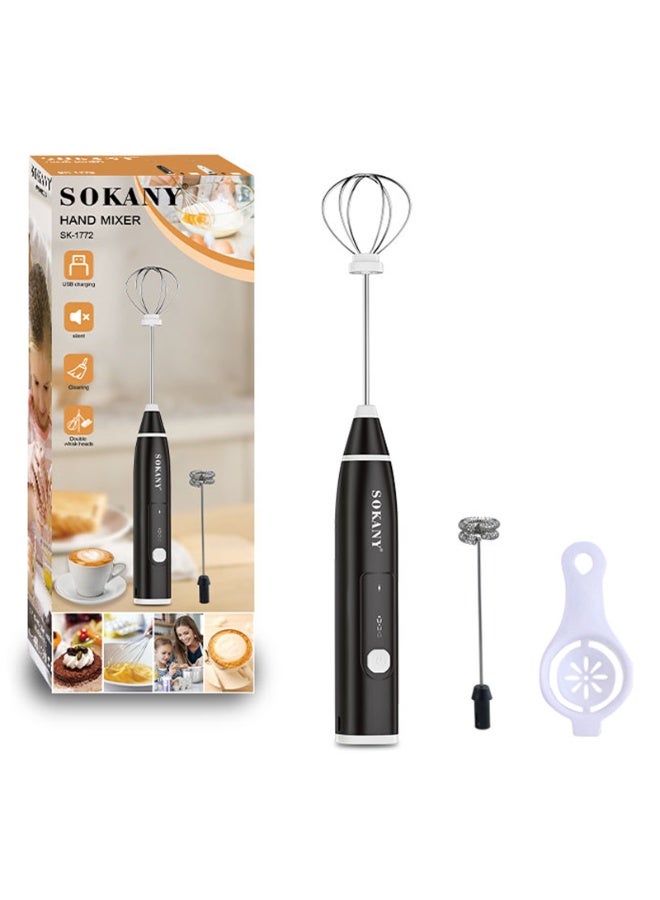 سوكاني ضربة البيض الكهربائية المحمولة متعددة الوظائف مع 2 رؤوس خلط - Image 1
