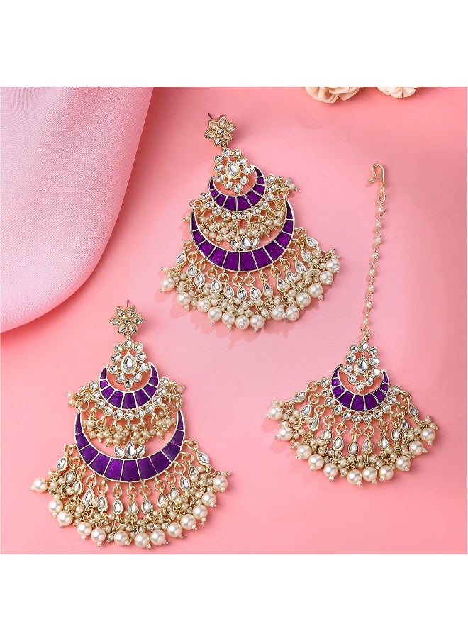 Earrings for Women and Girls Kundans Chandbali | Gold Plated Kundan Studded Meenakari Touch Beads Drop Chandbali Earrings | Birthday Gift for girls and women Anniversary Gift for Wife - pzsku/Z96F8B834CA8DEDBD884AZ/45/_/1729064257/0d324b07-c9d8-459c-9020-c2eb30616222