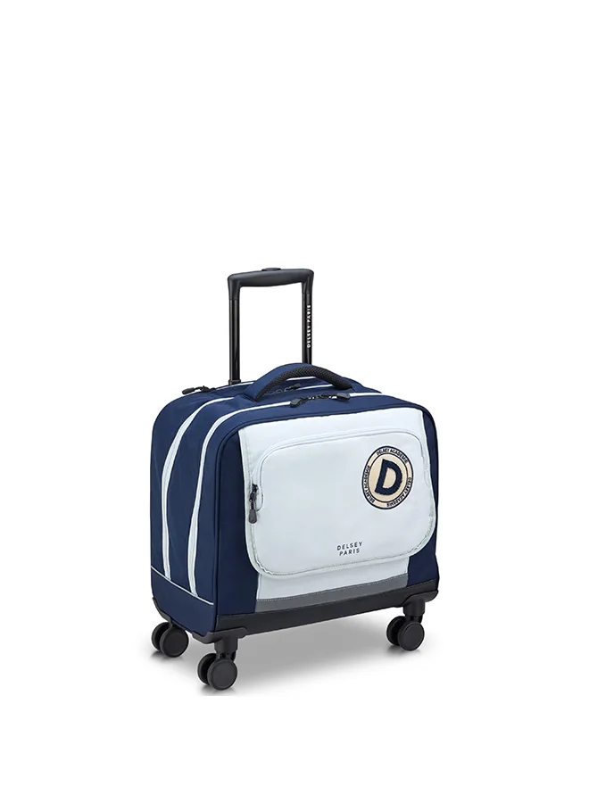DELSEY Paris Back To School 2025 4-Wheel Hard Shell Shoulder Bag Trolley – Navy