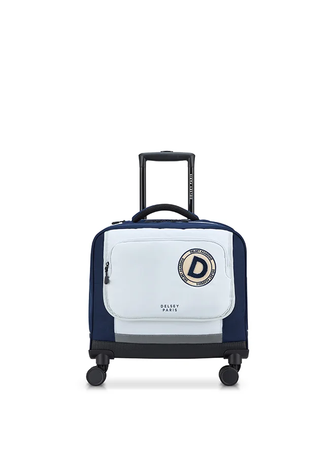 DELSEY Paris Back To School 2025 4-Wheel Hard Shell Shoulder Bag Trolley – Navy